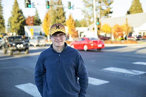 &lt;p&gt;Michael Leake, 20, revisits the crosswalk of Government Way and Honeysuckle Avenue in Hayden where he was struck by a vehicle Sunday around 4:30pm. Leake, diagnosed with autism, was on his way to Walgreens when he was hit by a white pickup. The driver stopped to see if he was OK, but she neglected to call police, or give insurance information, and then left the scene. &quot;She didn't hit a speed bump, she hit a person,&quot; said Rosie Leake, Michael's mother who wishes the driver would have been more diligent after hitting her son.&lt;/p&gt;