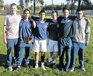 &lt;p style=&quot;margin-top: 5px;&quot;&gt;Six Badgers were named to the All-IML soccer team, including (left to right) Cameron Woods, Jesus Mendez, Victor Mendez, Jake Tremble, Steffen Robles and Oscar Lopez.&lt;/p&gt;