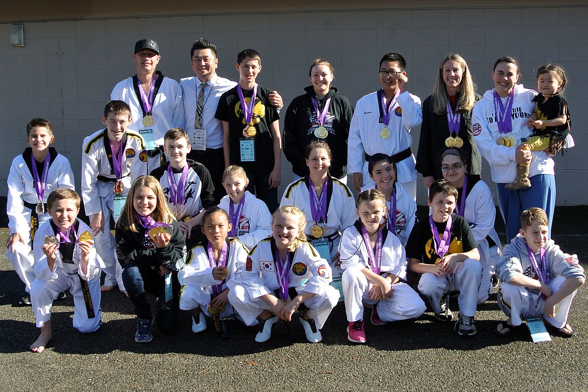 &lt;p&gt;Courtesy photo&lt;/p&gt;&lt;p&gt;KTigers Taekwondo recently attended a large martial arts competition called the Washington State Governor&#146;s Cup on Oct. 22. In the front row from left are Joseph Wilcox, Krystiana Schmidt, Julia Tickemyer, Hailie Velasco, Maddie Hunt, Sean Hunt and Chase Watson; second row from left, James Sanders, Lain Hunt, Brayden Cannon, Georgia Cree, Joanne Cree, Sierra Cree and Lauren Blakley; and back row from left, Nicholas Sunseri, Master Kim, Brandon West, Makella Schmidt, Ethan Young, Heather Hoeck-Mills and Juliana LaVe&#146;. Not pictured is Simran Padda.&lt;/p&gt;