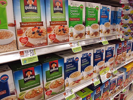 &lt;p&gt;Hannaford stores feature the company's Guiding Stars rating system, as shown on price tags in the cereal aisle at a South Portland, Maine, store on Wednesday, Oct. 23, 2013. A new study by researchers with the U.S. Department of Agriculture, the Food and Drug Administration and the University of Florida suggest that the rating system steers shoppers toward healthier choices in grocery stores. (AP Photo/Clarke Canfield)&lt;/p&gt;