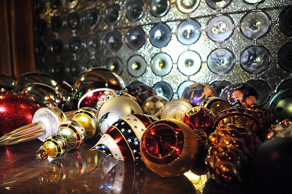 &lt;p&gt;Reproduction glass ornaments by Christopher Radko add vintage
flair to the decorations at the Conrad Mansion.&lt;/p&gt;