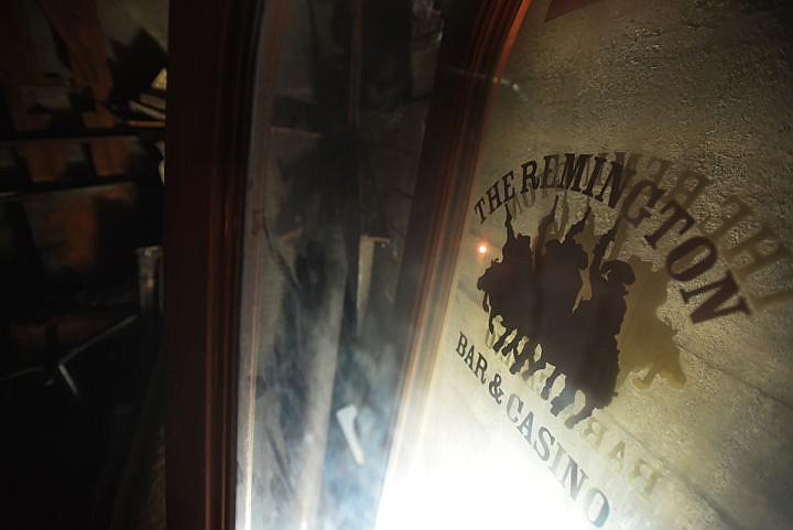 &lt;p&gt;Old glass doors stored in the basement of the Remington Bar in downtown Whitefish. The lower level of the bar is the legendary home of multiple ghosts.&lt;/p&gt;