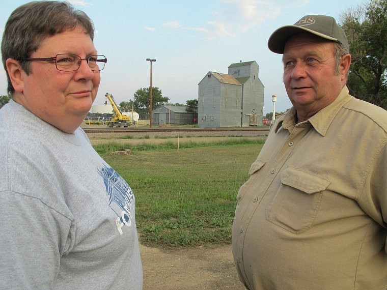 &lt;p&gt;Kerry Finsaas and her husband, Darrell, right, have lived on their land for 34 years near Trenton, N.D., but the oil boom has brought a rail terminal and active oil well next to their property.&lt;/p&gt;