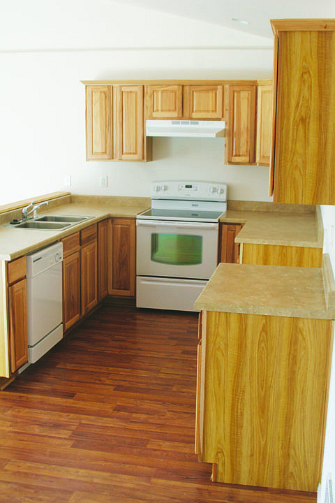 Each of the duplexes features a full kitchen. Project organizers hope to have units available by December.