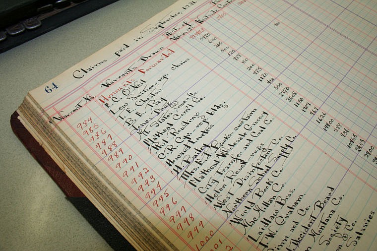 &lt;p&gt;A ledger from 1931. Staff and students working on History in the Hallways have been impressed by the penmanship of these older documents.&lt;/p&gt;