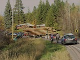 No injuries in logging wreck