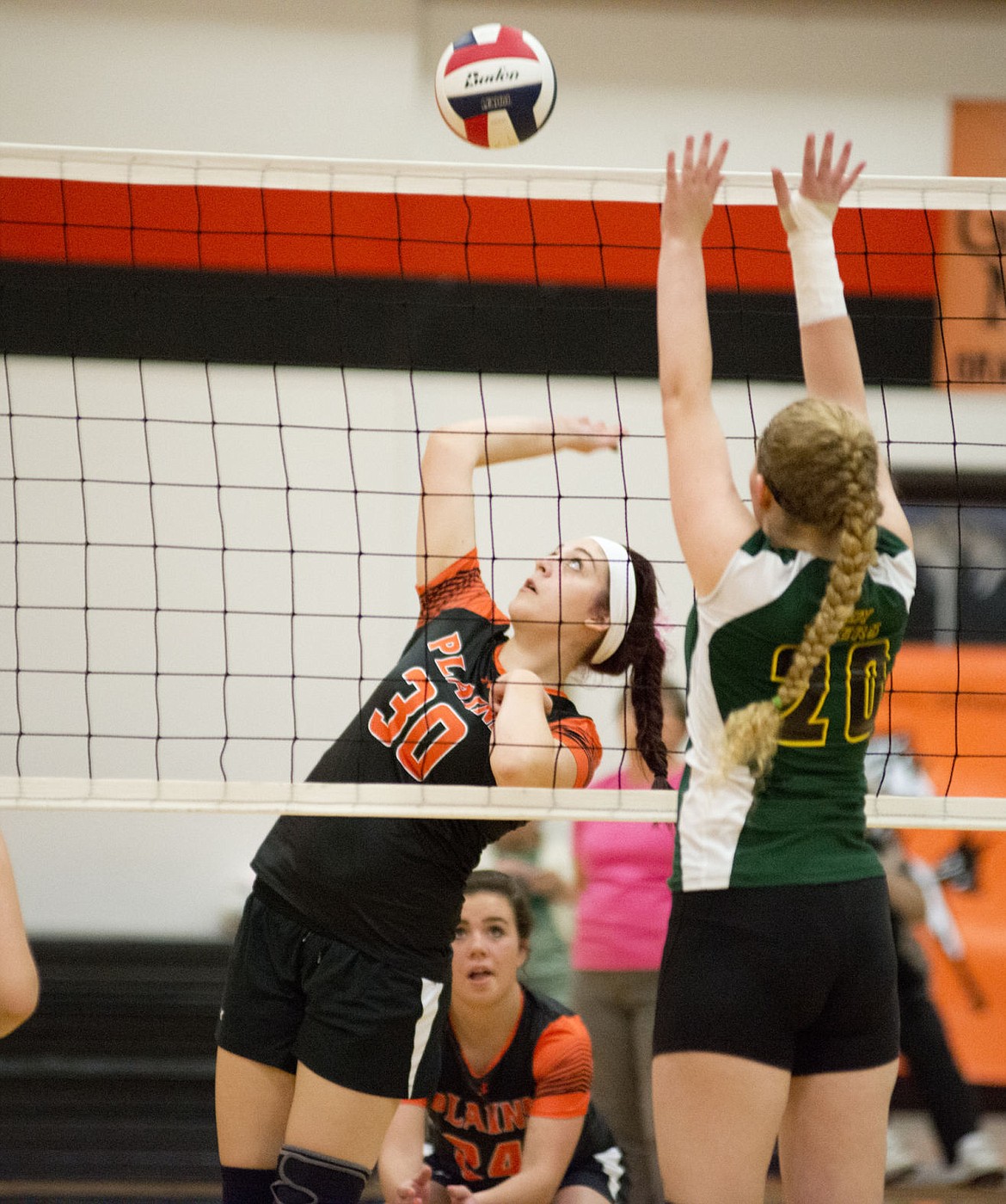 &lt;p&gt;Ronnie Black jumps to spike the ball against a St. Regis defense during Tuesday night's game in Plains.&#160;&lt;/p&gt;