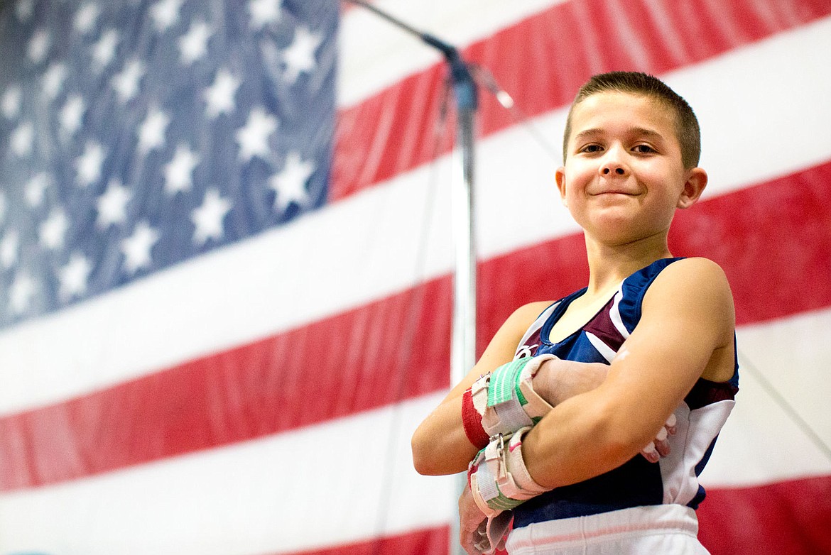 &lt;p&gt;JAKE PARRISH/Press Caden Severtson, 12, is the only boy in his age group in Idaho to qualify for the National Future Stars Men's Gymnastics competition.&lt;/p&gt;