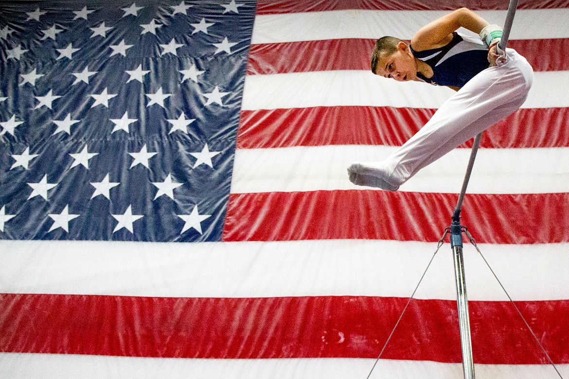 &lt;p&gt;JAKE PARRISH/Press Caden Severtson, 12, is the only boy in his age group in Idaho to qualify for the National Future Stars Men's Gymnastics competition. Severston has been training since the age of 5.&lt;/p&gt;