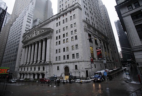 &lt;p&gt;The streets surrounding the New York Stock Exchange are deserted as financial markets remain closed for the second day due to superstorm Sandy on Tuesday. Superstorm Sandy could mean a slower economy and higher gas prices in coming months, though reconstruction will help cushion the economic blow.&lt;/p&gt;