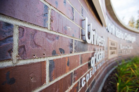 &lt;p&gt;Holes in the brick mark the place where a college logo emblem was stolen from one of the entry points to the North Idaho College, University of Idaho extension, and Lewis Clark State College extension campuses in Coeur d&#146;Alene. Four emblems, valued at $3,900 were taken earlier this month.&lt;/p&gt;