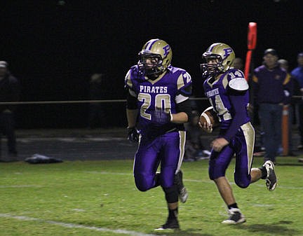 &lt;p&gt;Polson sophomore Danny DiGiallonardo gets a block from teammate senior Andrew Curley during Polson&#146;s season finale Friday at home.&lt;/p&gt;