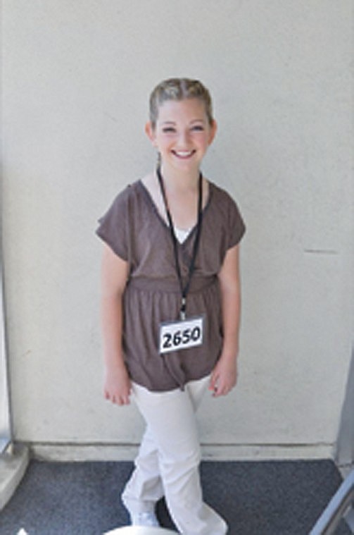Sara Myers, 12, of Moses Lake, received first place dance
competition award at a ceremony held by the International
Presentation of Performers in Hollywood, Calif., and other honors
for placing second and first in the Southwest Clogging
Championships.
