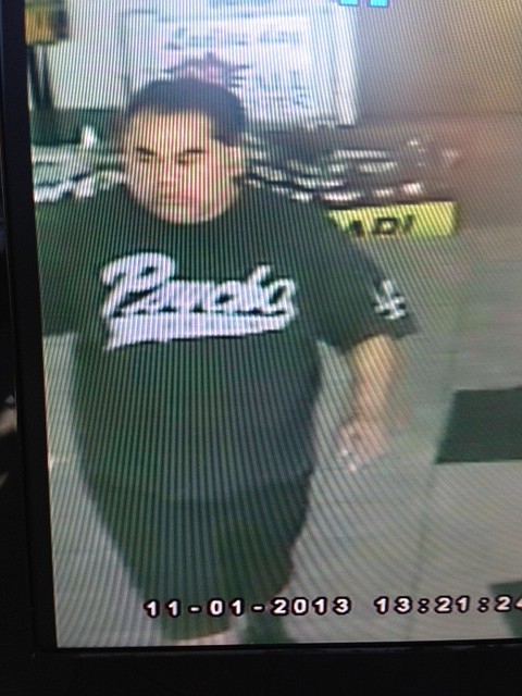 Man caught on security camera is suspected of robbing Glass House Car &amp; Dog Wash. 