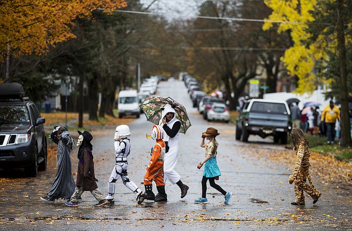 &lt;p&gt;Sorensen Elementary students and teachers parade through downtown Coeur d'Alene on Oct. 31, 2016 prior to Halloween night.&#160;&lt;/p&gt;