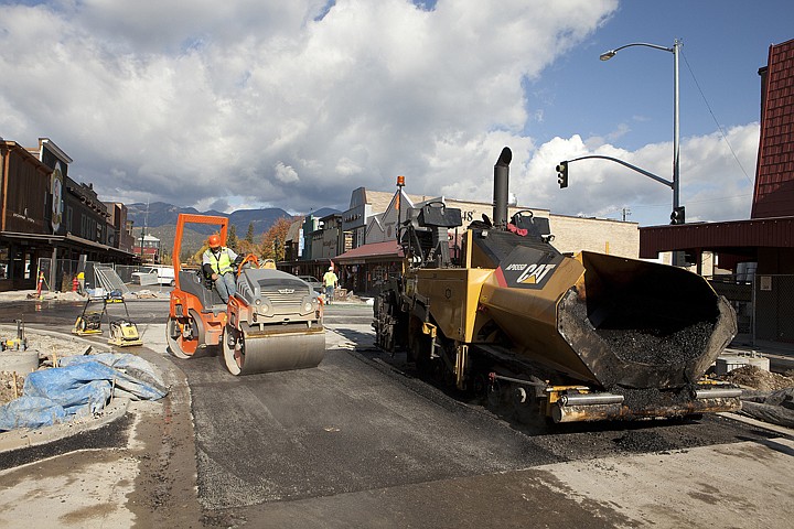 &lt;p&gt;The last of the paving on Second Street and Central Avenue in
Whitefish is finished Tuesday afternoon. Concrete work will
continue this week to finish sidewalks and alley aprons. Work on
the Second Street reconstruction is expected to wrap up for the
season sometime in early to mid-November, according to City Manager
Chuck Stearns. Separately, Central Avenue between First Street and
Railway opened up Saturday, completing the final phase of that
three-year downtown improvement project, Stearns said.&lt;/p&gt;