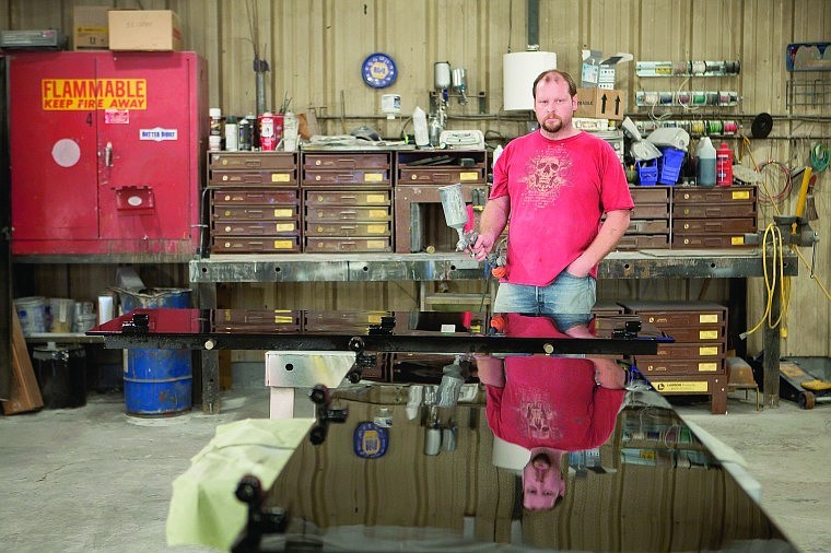 &lt;p&gt;Painting the vault doors from the Courthouse is not a usual job
for Dave Knaff, who normally paints vehicles for the county. But he
says he did his best to be true to the original doors.&lt;/p&gt;