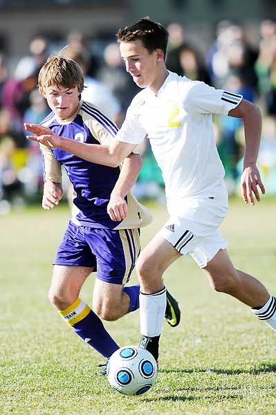 &lt;p&gt;Polson senior Nick Howell (3) puts pressure on Whitefish junior
Sean Janni (2) as he moves the ball down the field during the Class
A soccer finals on Saturday in Whitefish.&lt;/p&gt;