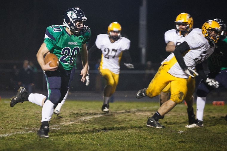 &lt;p&gt;Patrick Cote/Daily Inter Lake Glacier junior Evan Epperly (20) returns a punt Friday night during Glacier's playoff victory over Helena Capital at Legends Stadium. Friday, Nov. 2, 2012 in Kalispell, Montana.&lt;/p&gt;