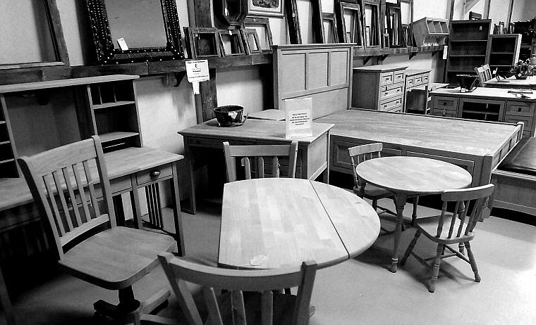 &lt;p&gt;A selection of unfinished furniture is on display at the Eagle&#146;s Nest.&lt;/p&gt;