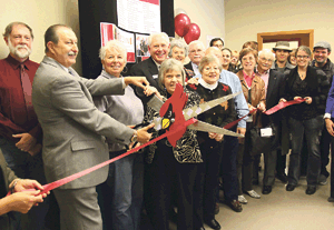 &lt;p&gt;North Idaho College president Joe Dunlap, second from left, takes part in a ribbon-cutting ceremony for the new NIC at Sandpoint science wet lab. (Photo courtesy NORTH IDAHO COLLEGE)&lt;/p&gt;