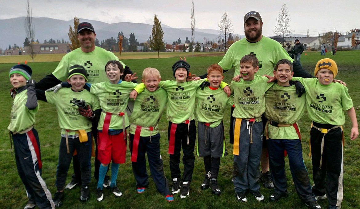 &lt;p&gt;Courtesy photo&lt;/p&gt;&lt;p&gt;Northwest Urgent Care won the third- and fourth-grade division of the Post Falls Parks and Recreation flag football league. In the front row from left are Nick Hoagland, Cooper Ormesher, Brett Secrist, Skyler Hance, Cole Coppinger, Cyrus Coppinger, Ian Ingle, Kaiden White and Reese Wood; and back row from left, coaches Phil Hoagland and Bobby Davis.&lt;/p&gt;