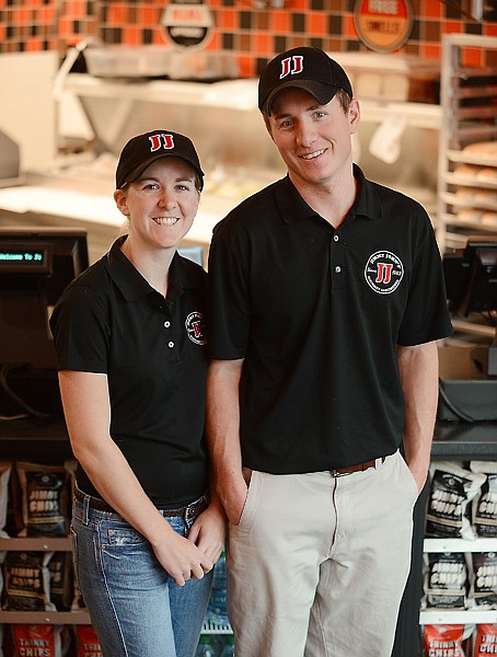 &lt;p&gt;Julie and Ryan Patzer, owner/operators of the new Jimmy Johns on Wednesday morning, October 31, in Kalispell.&lt;/p&gt;