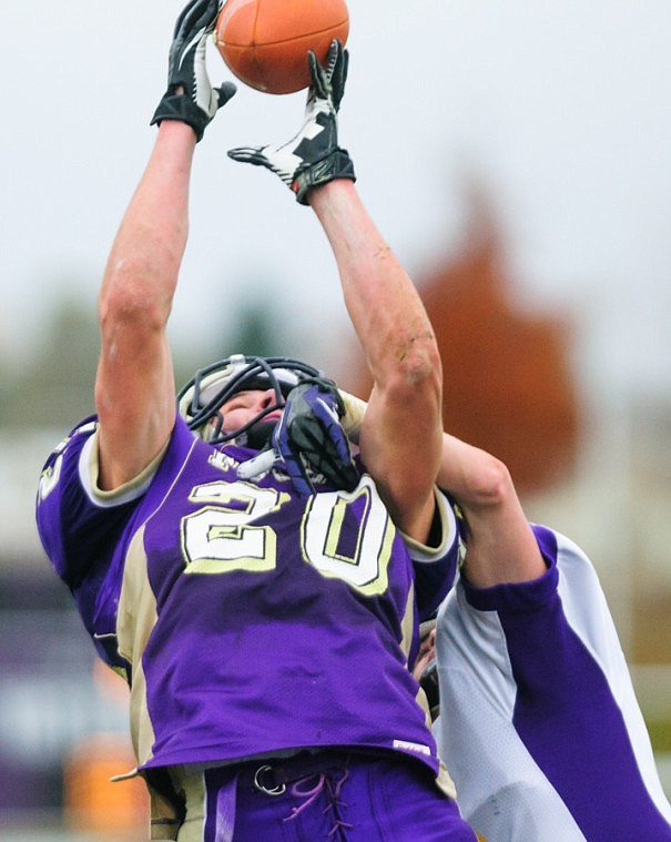 <p>Patrick Cote/Daily Inter Lake Saturday afternoon during Polson's victory over Laurel. Saturday, Nov. 3, 2012 in Polson, Montana.</p>