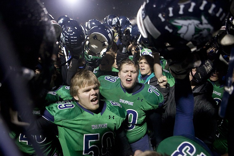 &lt;p&gt;Glacier celebrates their playoff victory over Billings Senior
Friday night at Legends Stadium.&lt;/p&gt;