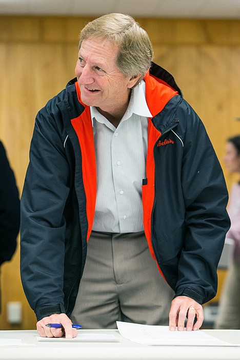 &lt;p&gt;Kootenai County Commissioner Dan Green checks over a series of test ballots before certifying the process.&lt;/p&gt;