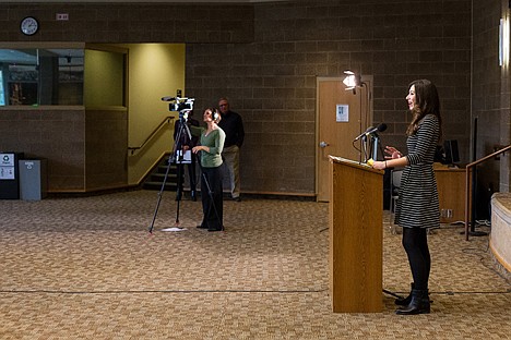 &lt;p&gt;Ashley Hill, producer/representative for C-SPAN, makes a presentation Monday as part of the kick-off of the cable channel&#146;s visit to Coeur d&#146;Alene that will feature history and literary stories based within the city. The project, a partnership with Time Warner Cable, is part of the 2013 Cities Tour that will highlight 20 cities for Book TV and American History TV programming.&lt;/p&gt;