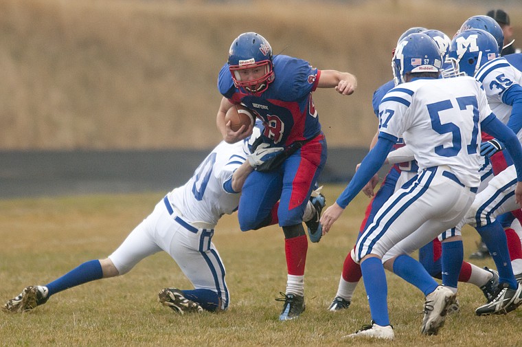 &lt;p&gt;Bigfork's Ian Lorang (88) tries to slip through a hole during
Bigfork's loss to Malta in the quarterfinal game of the Class B
Tournament Saturday afternoon.&lt;/p&gt;