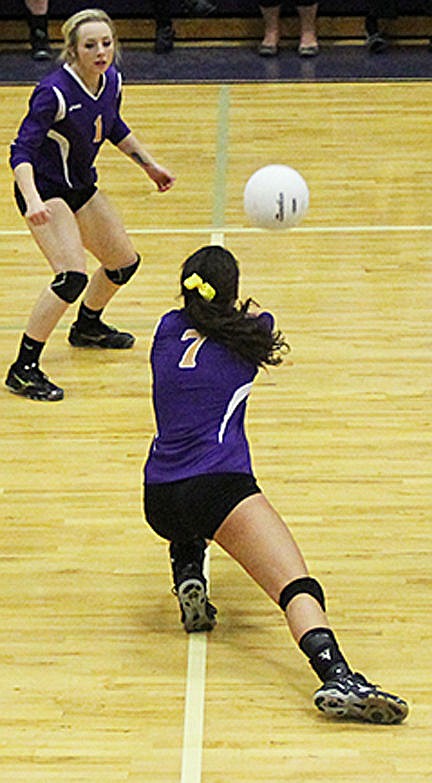 &lt;p&gt;Jaiden Toth diving for one of her 20 digs in the Lady Pirates last home game vrs Stevensville.&#160; Toth also had 44 sets for the match.&#160; The Lady Pirates won in 4 sets evening their record at 6-6.&lt;/p&gt;