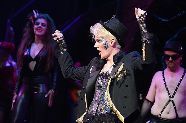 &lt;p&gt;Eric Jeffords plays the part of Frank in the Halloween performance of The Rocky Horror Show at Flathead Valley Community College on Wednesday night. In the background are Hannah Brinton, left, as Magenta, and Adam Nelson, right, as Riff-Raff. Jeffords was also the vocal director for the production.&lt;/p&gt;