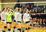 Class AA volleyball: Knights end Glacier's season in play-in match