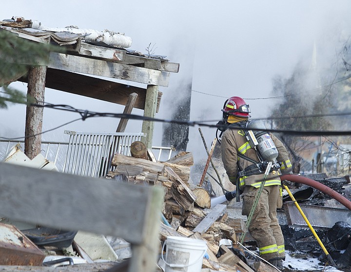 &lt;p&gt;Bigfork Fire Department, Ferndale Fire Department and Creston
Fire Department responded to a structure fire off the Swan Highway
near Echo Lake Tuesday afternoon.&lt;/p&gt;