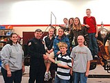 Students make donation to Bigfork Fire