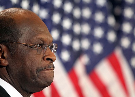 &lt;p&gt;Republican presidential candidate Herman Cain addresses the media Tuesday, Nov. 8, 2011, in Scottsdale, Ariz. Cain said Tuesday that he would not drop his bid for the Republicans? presidential nomination in the face of decade-old allegations of inappropriate sexual behavior. (AP Photo/Darryl Webb)&lt;/p&gt;