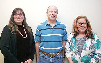 <p>Kirsten Koenig, left, Doug Richardson and Nancy Huus. (Western Montana Mental Health Center, Lincoln County office.)</p>
