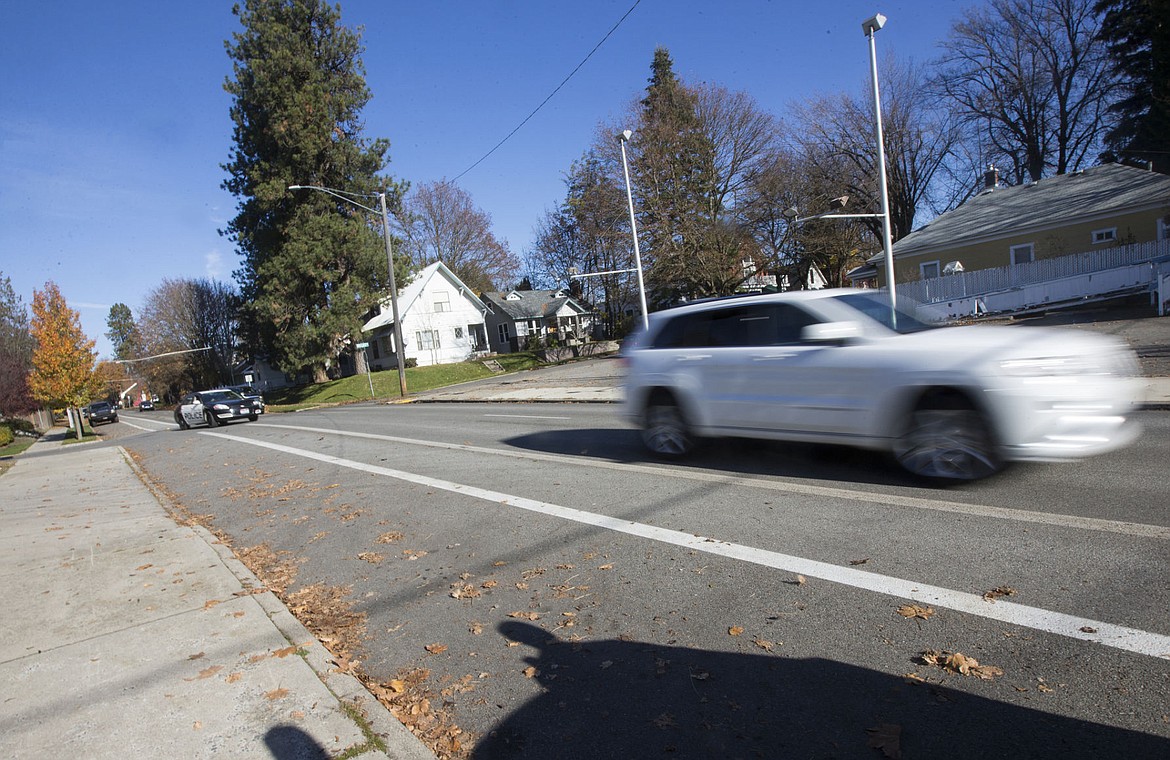 &lt;p&gt;A Coeur d'Alene Police cruiser turns down Third street to issue a warning to a driver for going above the speed limit during a speed reduction effort put on by Coeur d'Alene Police's Community Action Reduction Education and Community Action Teams on Wednesday.&lt;/p&gt;