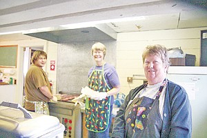 &lt;p&gt;The faces behind the food at the cookhouse prepared warm, tasty food for Bazaar-goers Saturday afternoon.&lt;/p&gt;