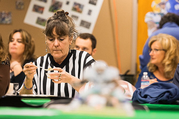 &lt;p&gt;Victoria Williamson, cartographer for the Kootenai Count Assessor&#146;s Office, samples a soup Monday during the &#147;Souper Bowl of Soup or bread contest&#148; event at the county administration building in Coeur d&#146;Alene. The funds from the cook-off contest fundraising event, that included items made by county employees, will go to help fill Christmas boxes for applicants of the Circuit Breaker Tax Reduction Program.&lt;/p&gt;