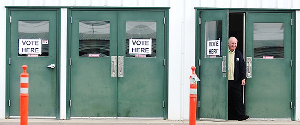 &lt;p&gt;Former Montana Gov. Stan Stephens of Kalispell walks out of the Fairgrounds Trade Center after casting his vote on Tuesday. (Brenda Ahearn/Daily Inter Lake)&lt;/p&gt;