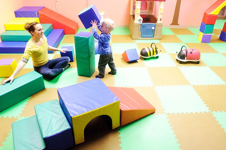 &lt;p&gt;Natalie Mayhew plays with her son Nolan, 3, Thursday afternoon at Time OUT Indoor Playground in Kalispell. Nov. 7, 2013 in Kalispell, Montana. (Patrick Cote/Daily Inter Lake)&lt;/p&gt;