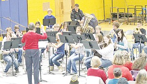&lt;p&gt;LHS Band plays &quot;Chimes of Liberty&quot; Monday during the Veteran's Day assembly at Ralph Tate Gymnasium.&lt;/p&gt;