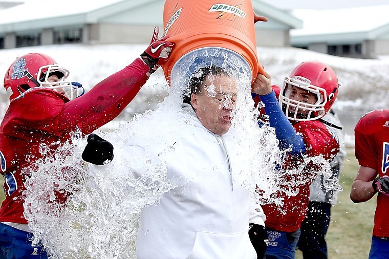 &lt;p&gt;Cole Karow and Billy Smith celebrate Superior's semifinal victory by showering Head Coach Allen Labbe with a Gatorade pitcher, which has become a tradition in the playoffs for the Bobcats.&lt;/p&gt;