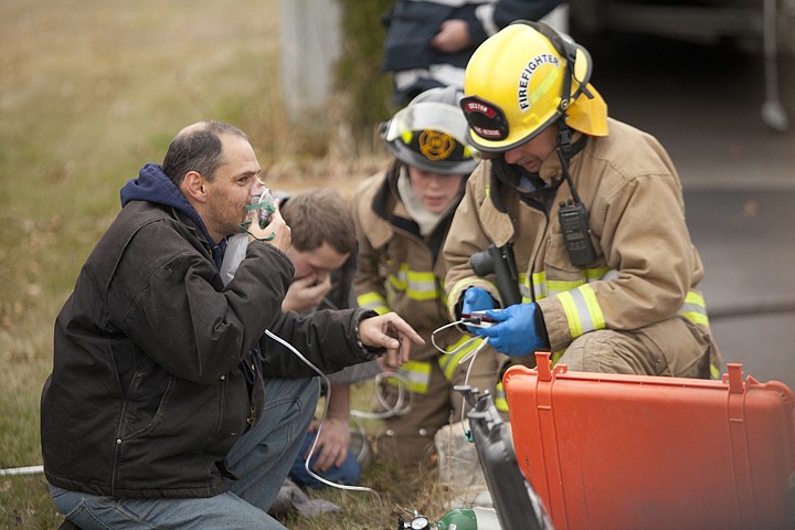 &lt;p&gt;Two people were transferred to the hospital due to smoke
inhalation after a house caught on fire on Helena Flats Road Friday
afternoon.&lt;/p&gt;