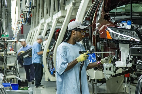 &lt;p&gt;workers assemble Volkswagen Passat sedans at the German automaker's plant in Chattanooga, Tenn., on June 12.&lt;/p&gt;