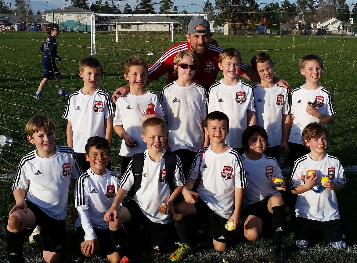 &lt;p&gt;Courtesy photo&lt;/p&gt;&lt;p&gt;The Coeur d'Alene Sting Timbers FC &#146;08 boys Yellow soccer team finished its fall season recently. In the front row from left are Hudson Barlow, Preston Samayoa, Beckett Larsen, Issac Lowder, Milo, Parker Sterling; second row from left, Aidan Smith, Drake Flowers, Bear Coleman, Paxton Grant, Reese Crawford and Reilly Smith; and rear, coach Ryan Flowers.&lt;/p&gt;