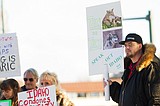 Opening day of trapping season draws protest